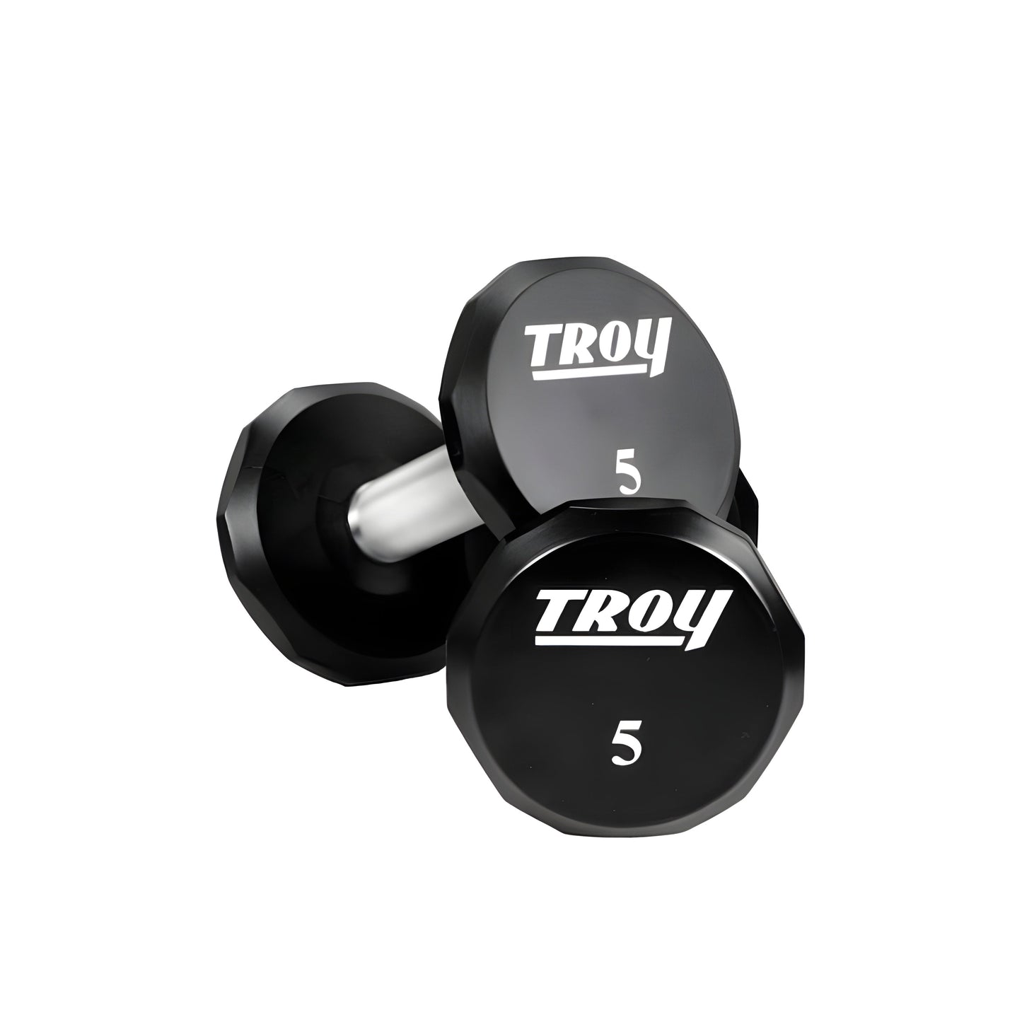Troy TSD-U 12-Sided Urethane Encased Dumbbell Sets (Sold in 5lb Increments) - TSD-005-025U