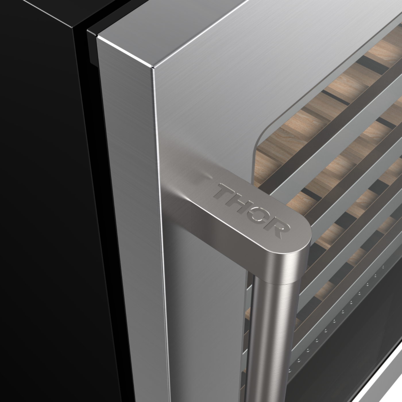 Thor Kitchen 24-Inch Single Zone Wine Cooler, 46 Wine Bottle Capacity – TWC24US