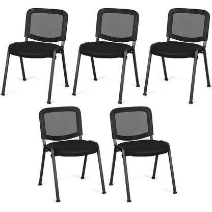 Tangkula Set of 5/10/15 Conference Chairs with Upholstered Seat - HW61922