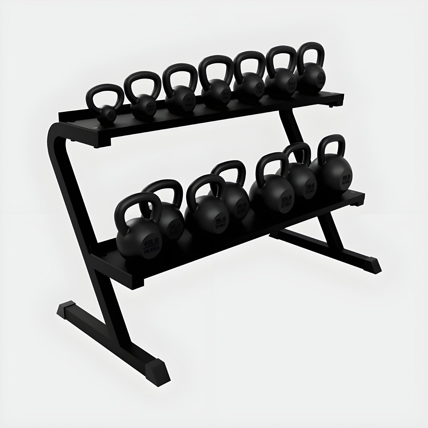 Troy  2 Tier Horizontal Kettlebell Rack - KBR-14