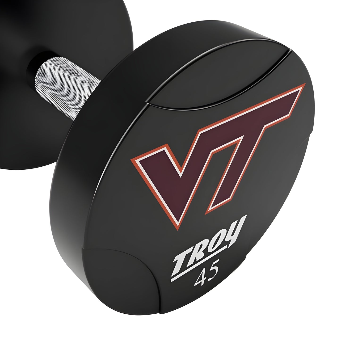 Troy Urethane T-Clog Logo Dumbbell Set - TSD-005-050UTL