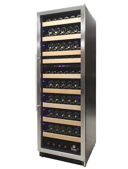 Vinotemp Connoisseur Series 168 Dual Zone Wine Cooler - EL-168WCST