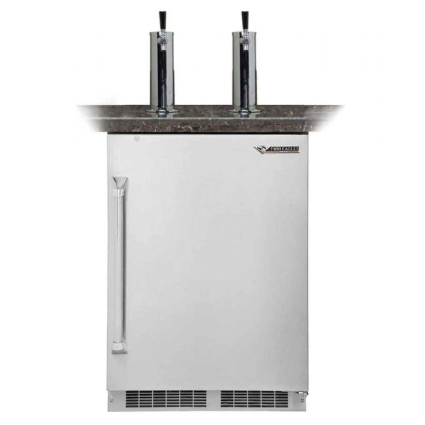 Twin Eagles TEBK242-G 24x34.75-Inch Built-In Twin Tap Beer Keg Dispenser - TEBK242-G