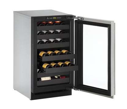 U-Line - 18" 2000 Series Wine Refrigerator - 2218WC - U-2218WCS-00B