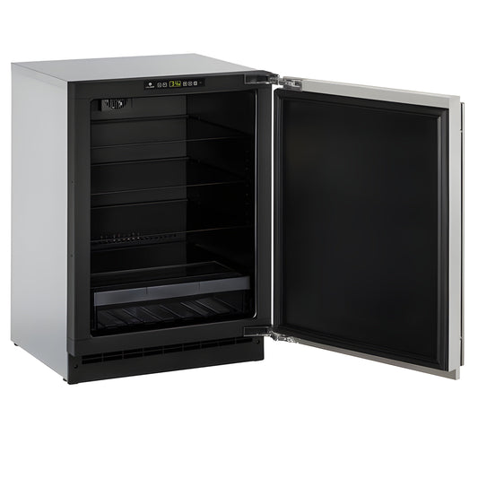 U-Line - 24" 2000 Series Refrigerator - 2224R - U-2224RS-00B