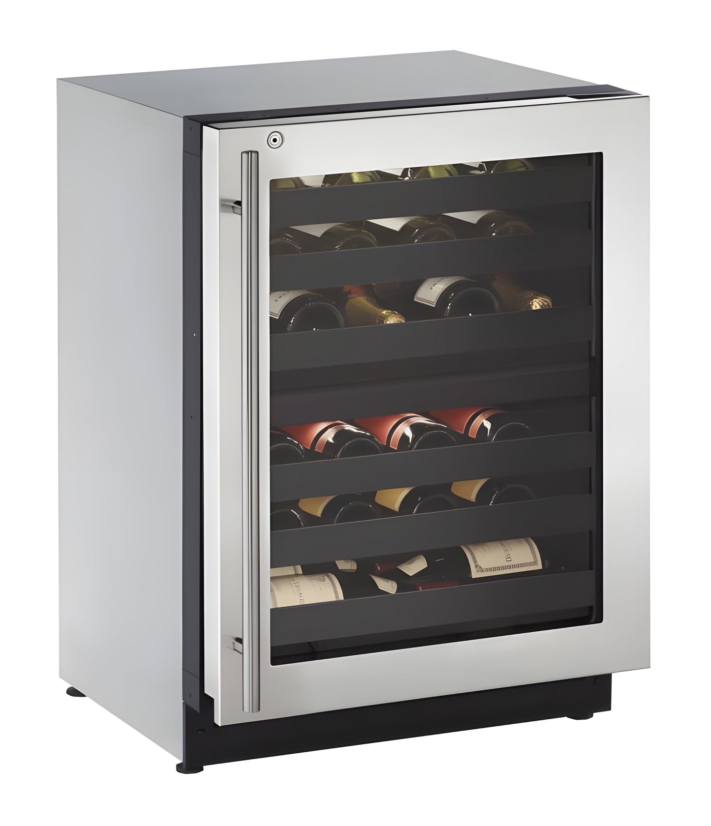 U-Line - 24" 2000 Series Dual-Zone Wine Refrigerator - 2224ZWC - U-2224ZWCS-00B