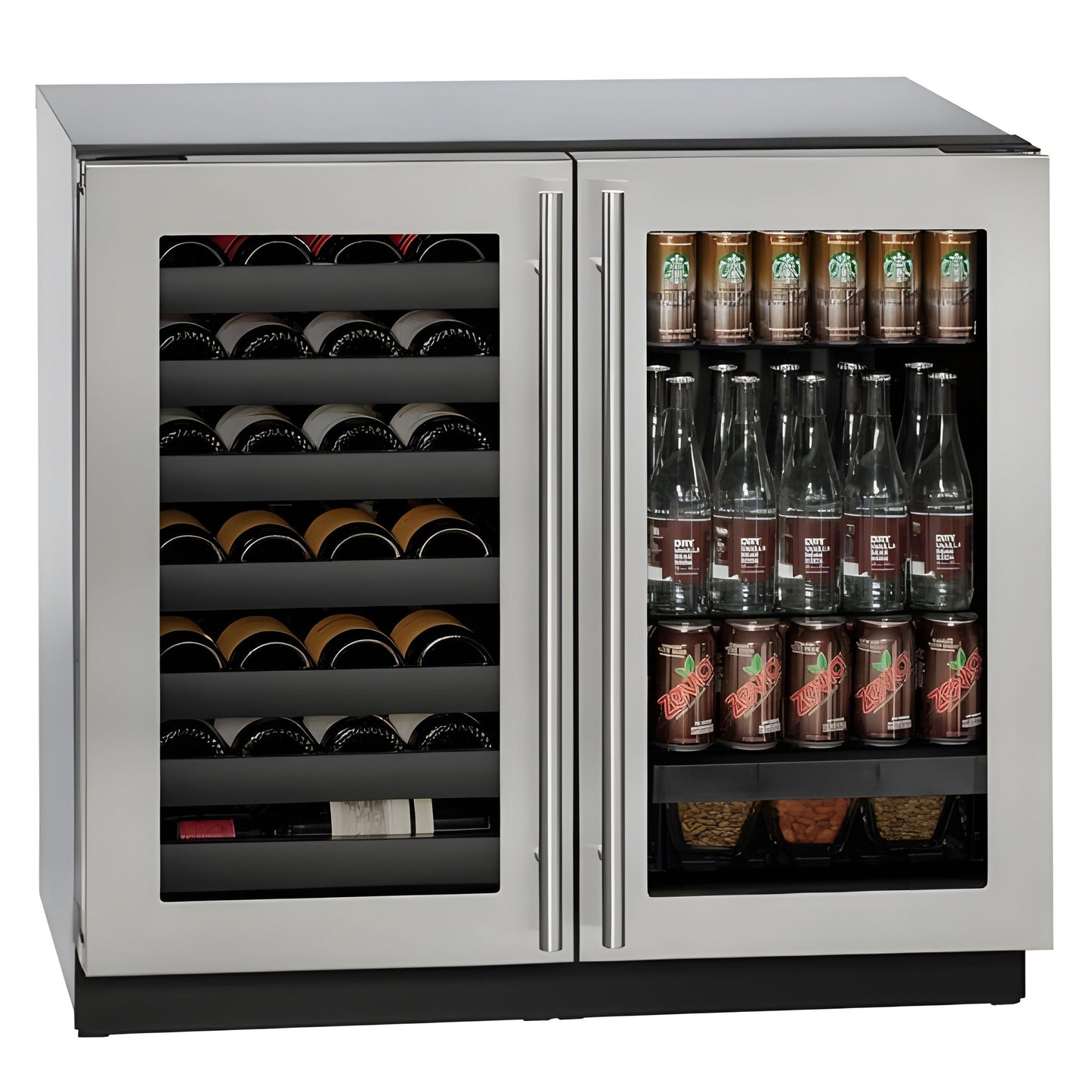 U-Line - 36" 3000 Series Beverage Center - U-3036BVWC - U-3036BVWCINT-00B