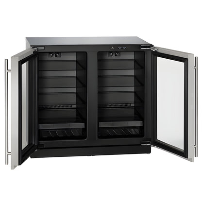 U-Line - 36" 3000 Series Refrigerator - U-3036RRGLS-00B