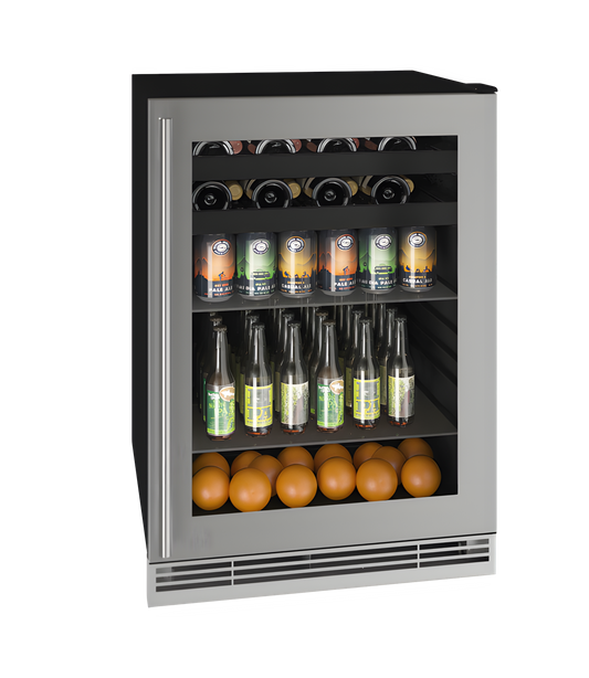 U-Line - 24" 1 Class Beverage Center - HBV124 - UHBV124-SG01A