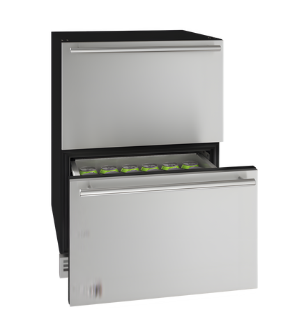 U-Line - 24" 1 Class Refrigerator Drawers - HDR124 - UHDR124-SS61A