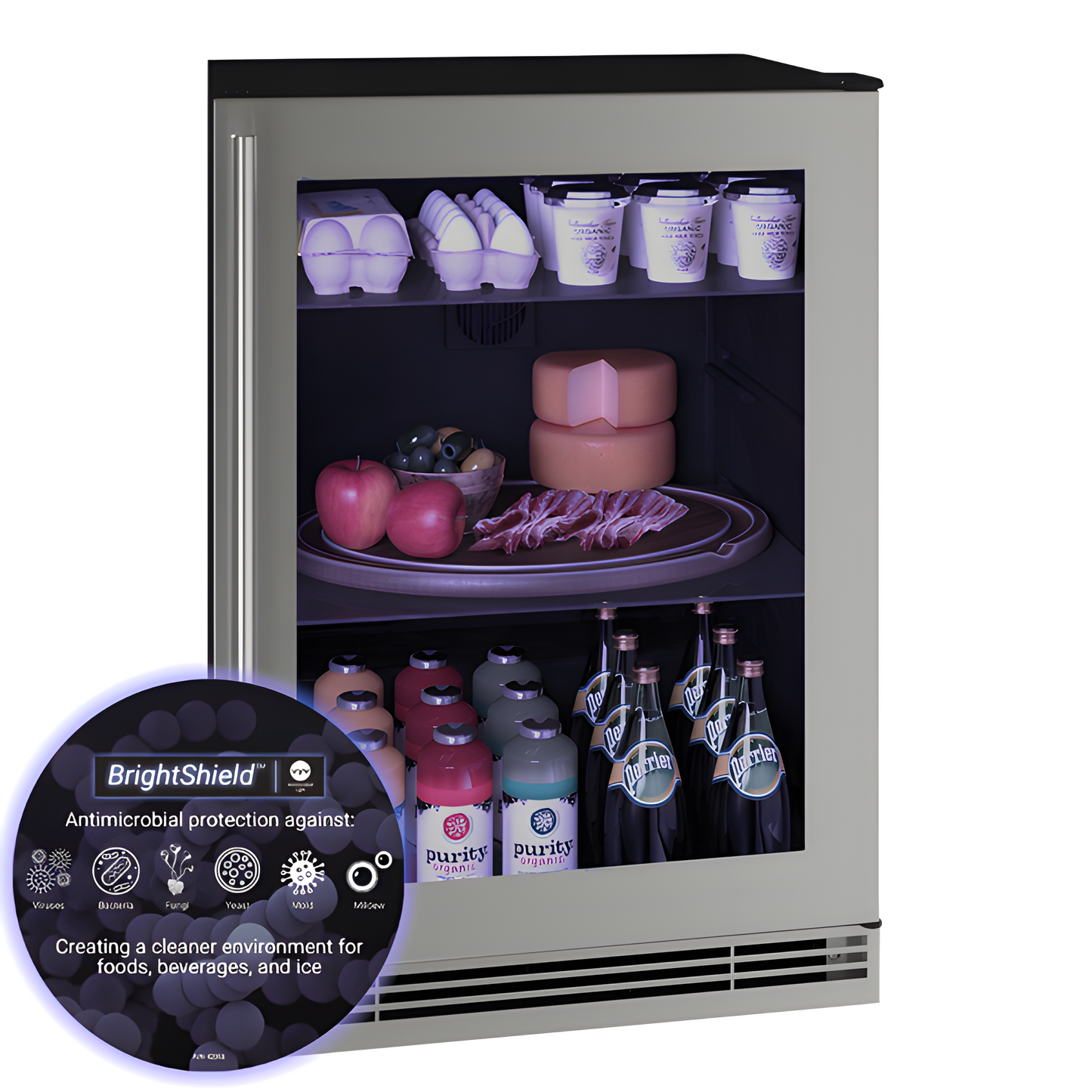 U-Line - 24" 1 Class Refrigerator - 115V - HRE124 - UHRE124-SG81A