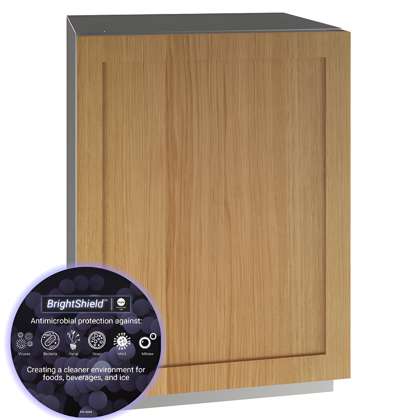 U-Line - 24" 5 Class Slide & Secure™ Refrigerator - HRE524 - UHWC524-SG01A