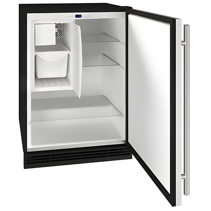 U-Line - 24" 1 Class Refrigerator/Ice Maker - HRI124  - UHRF124-IS01A