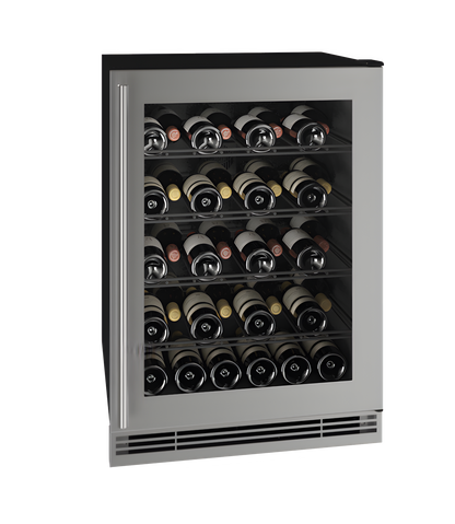U-Line - 24" 1 Class Wine Refrigerator - HWC024 - UHWC024-SG01A