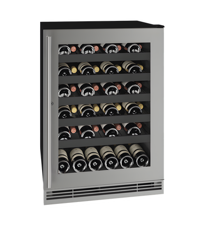 U-Line - 24" 1 Class Wine Refrigerator - HWC124 - UHWC124-SG01A