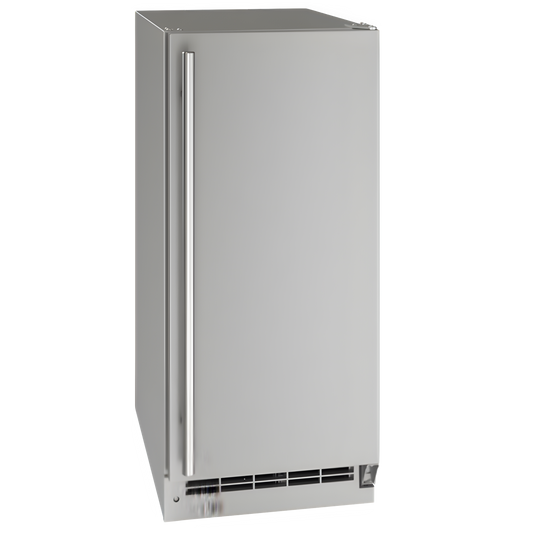 U-Line - 15" Outdoor Crescent Ice Maker - 115 V - OCR115 0- UOCR115-SS01B