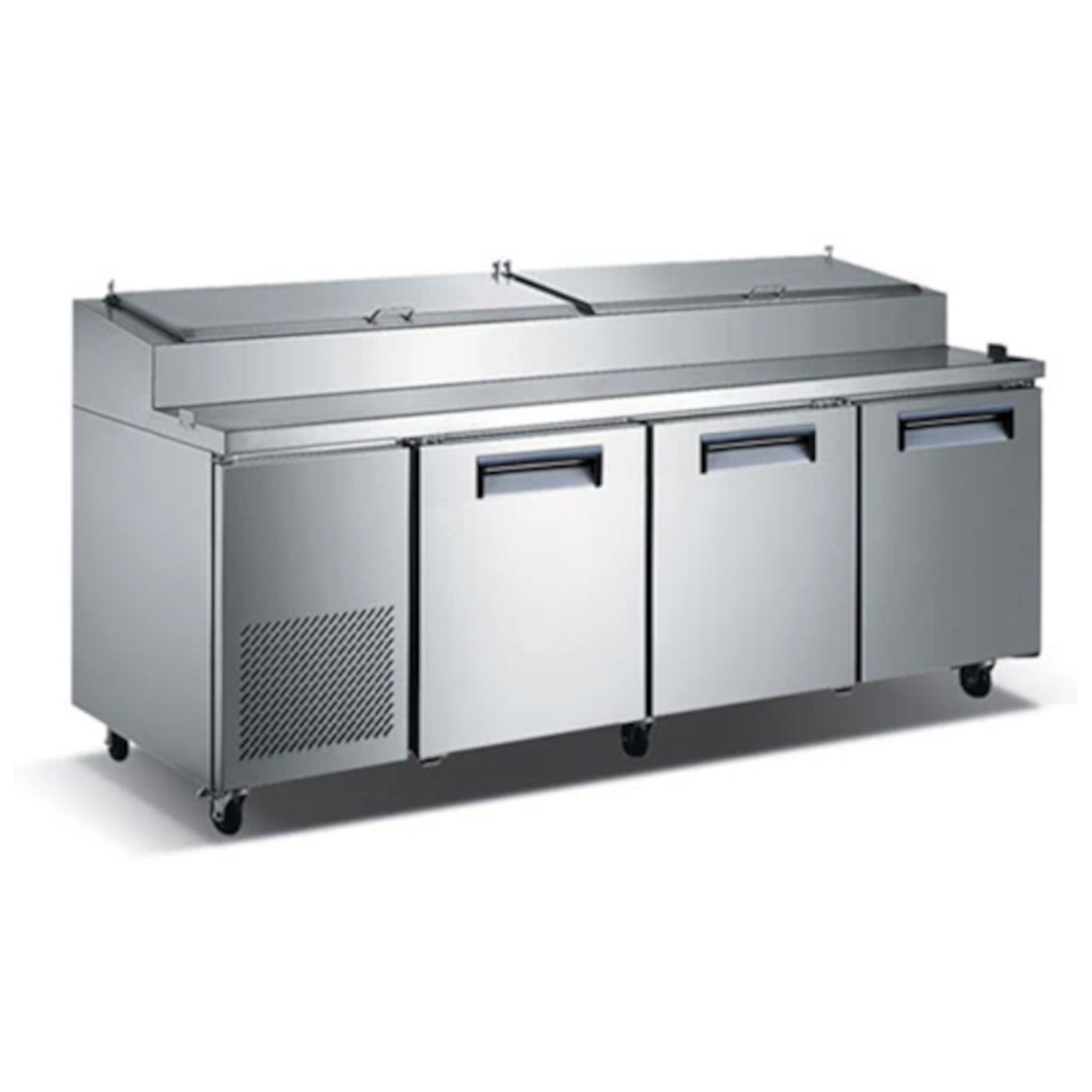 Adcraft USPZ-3D U-Star Three Door Refrigerated Pizza Prep Table - USPZ-3D