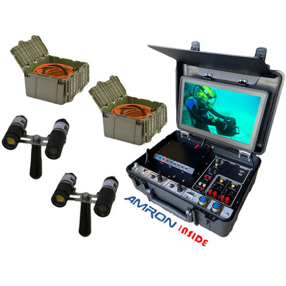 Outland Technology UWS-3710/D High Definition Dual Underwater Video System With Amron Radio - UWS-3710/D