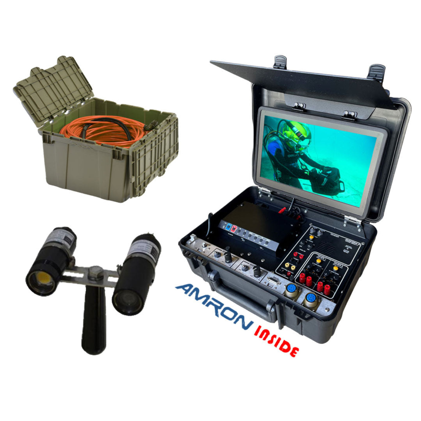 Outland Technology UWS-3710 High Definition Underwater Video System With Amron Radio - UWS-3710