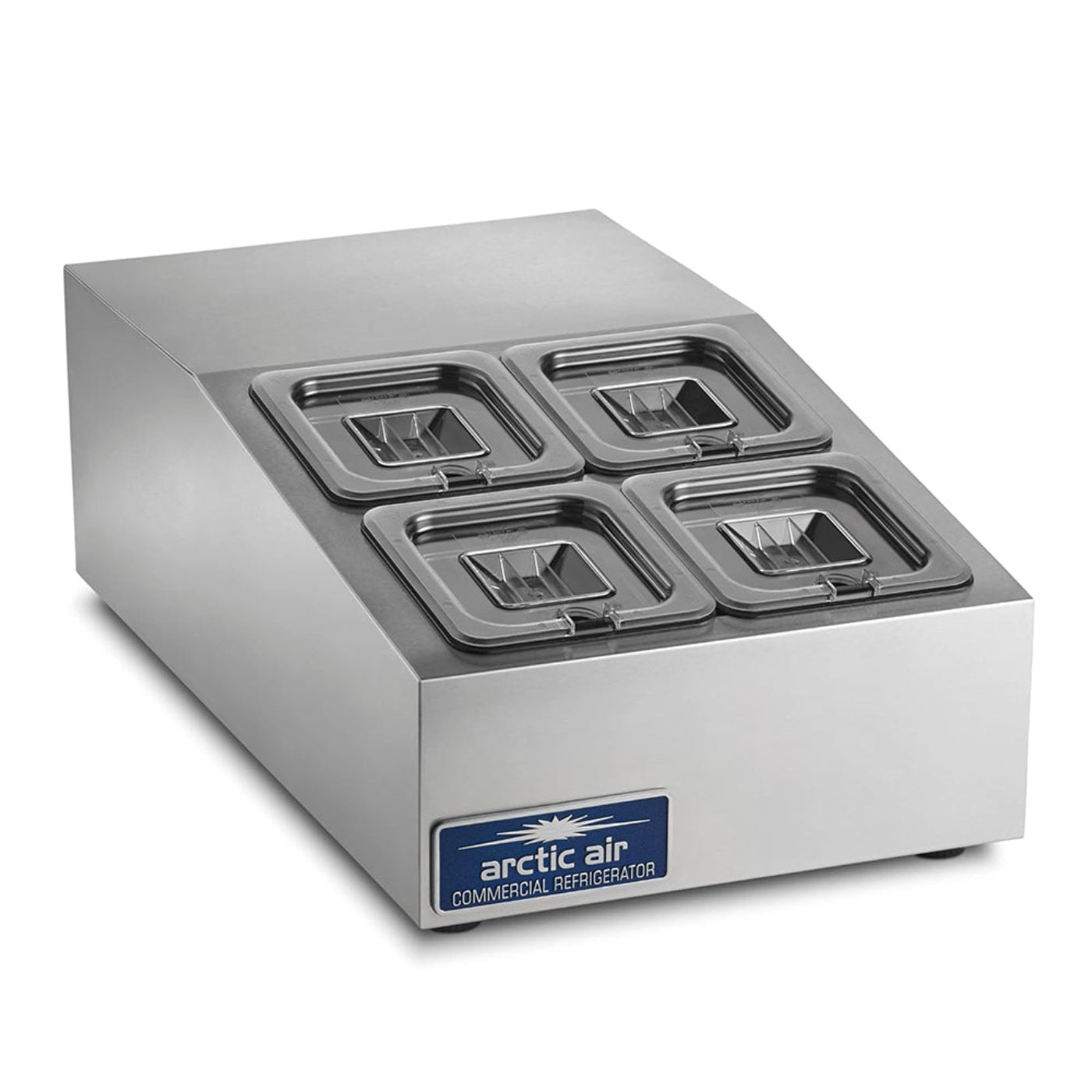 Arctic Air ACP4SQ 15" 4 Pan Countertop Compact Prep Unit - ACP4SQ