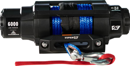 MotoAlliance Viper UTV Winch V3 Wide Spool 6000lbs New - V36000SE_BL