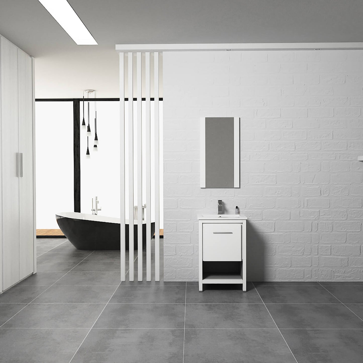 Blossom Milan 20 Inch Bathroom Vanity - V8014 20 01