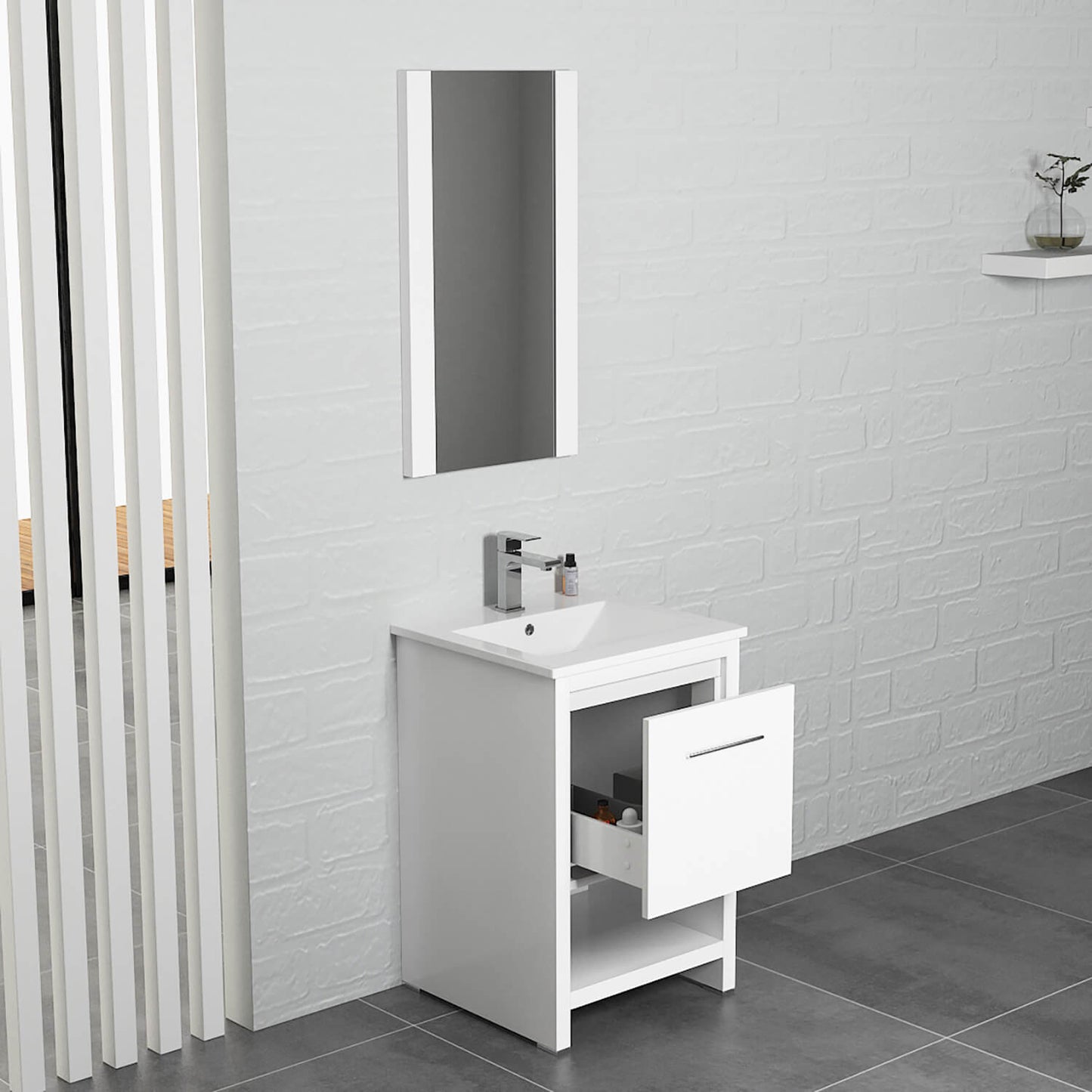 Blossom Milan 20 Inch Bathroom Vanity - V8014 20 01