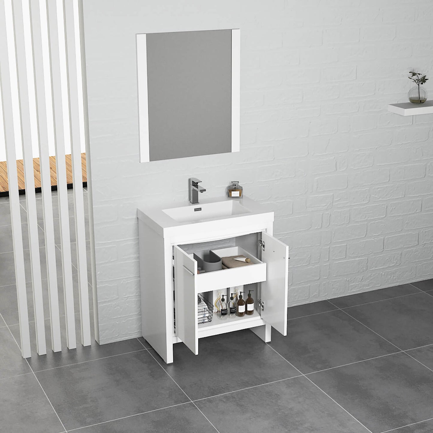 Blossom Milan 30 Inch Bathroom Vanity - V8014 30 01