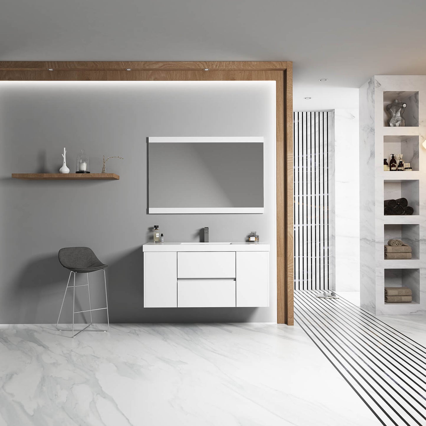 Blossom Valencia 48 Inch Bathroom Single Vanity - V8016 48 01S