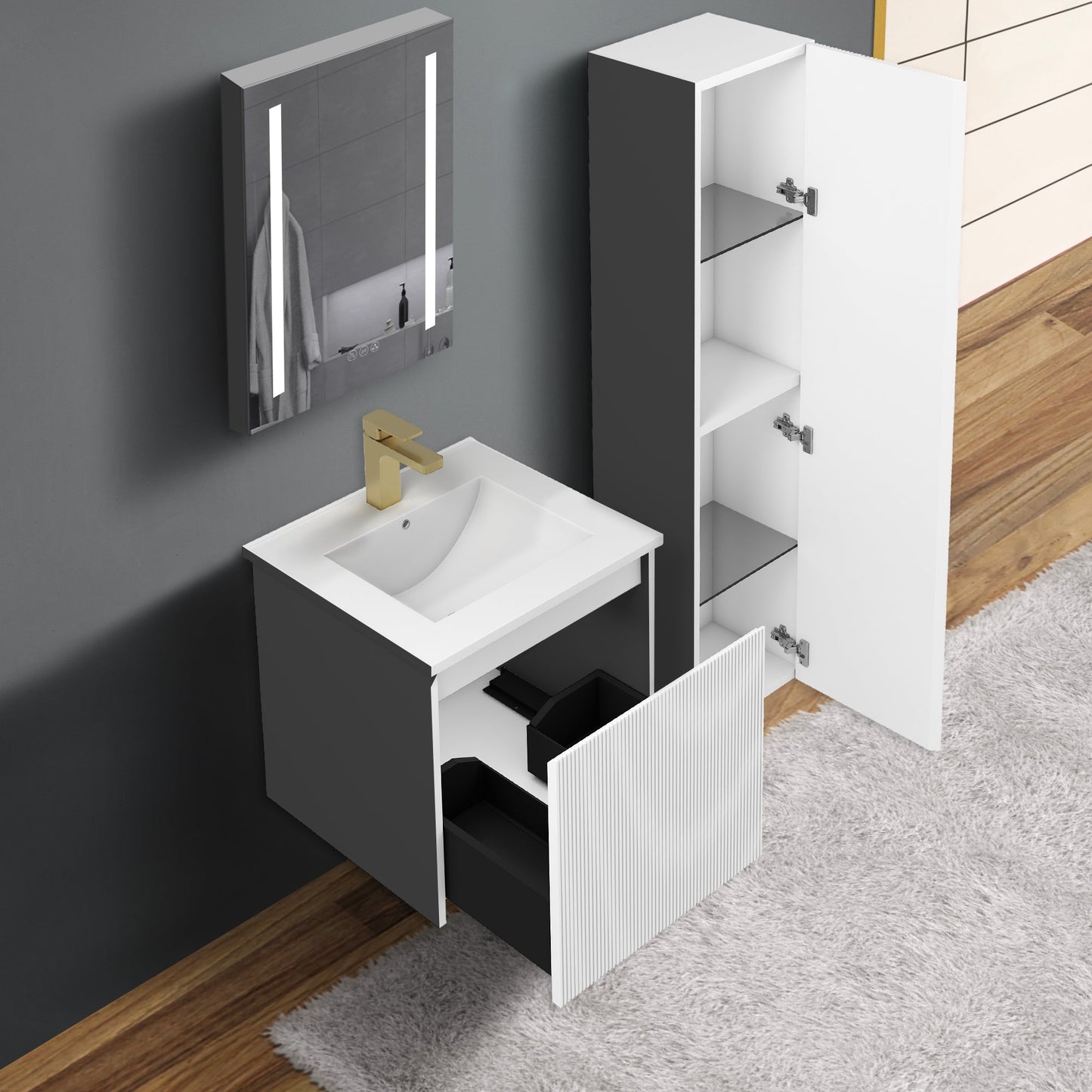 Blossom Positano 20″ Bathroom Vanity - V8028 20 01