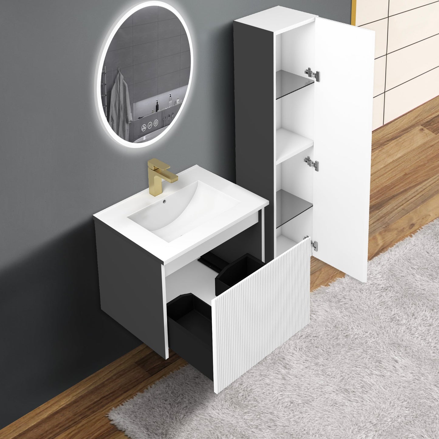 Blossom Positano 24″ Bathroom Vanity - V8028 24 01