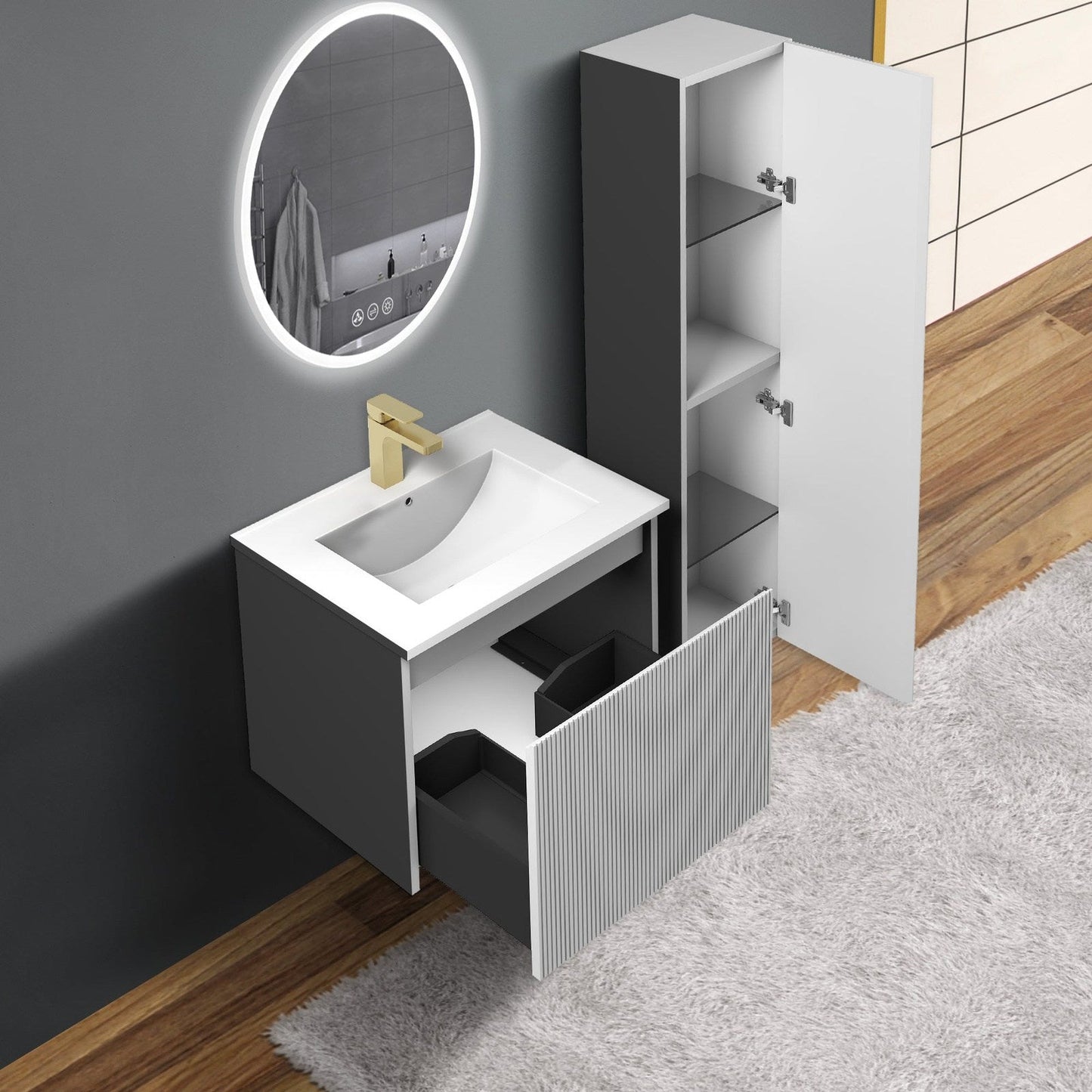 Blossom Positano 24″ Bathroom Vanity - V8028 24 01