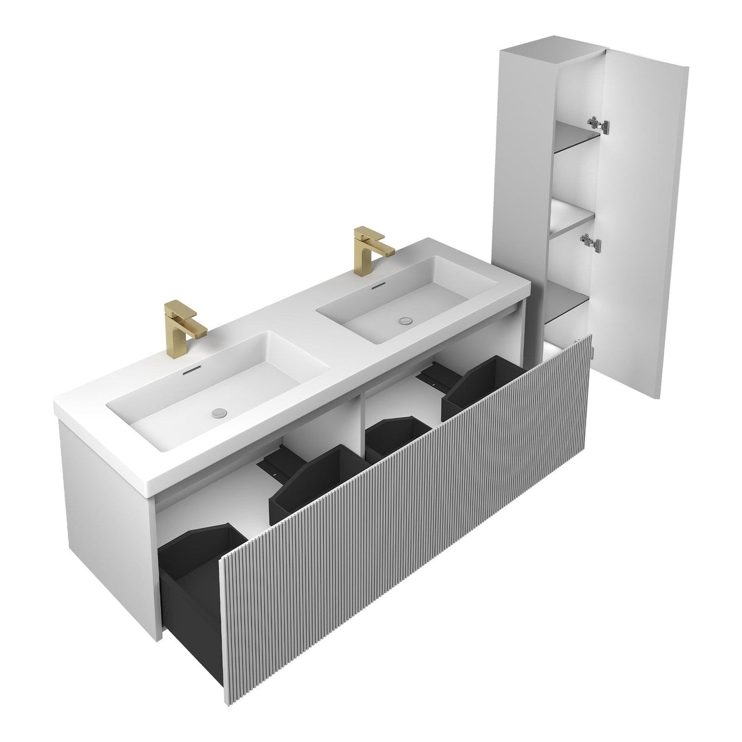 Blossom Positano 60″ Bathroom Double Vanity - V8028 60 01