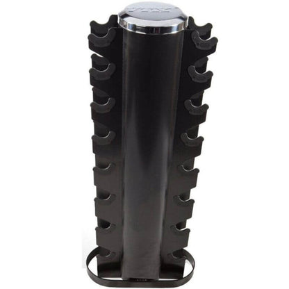 TROY VTX by Troy VERTPAC-IHD25 8-Pair Iron Hex Dumbbells with Vertical Rack - VERTPAC-IHD25