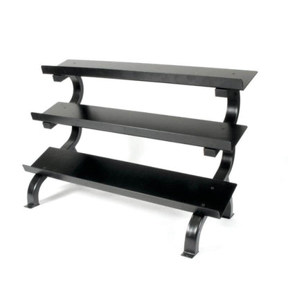 TROY VTX by Troy VERTPAC-SDR75 Rubber Dumbbell Set with Shelf Rack - VERTPAC-SDR75