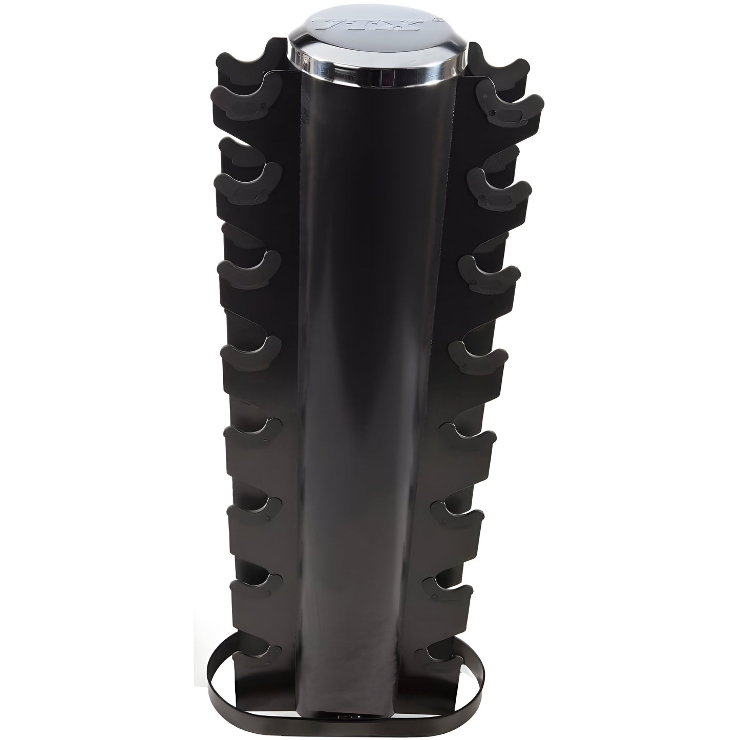 Troy 12-Sided Dumbbells with Vertical Rack - VERTPAC-TSDR25