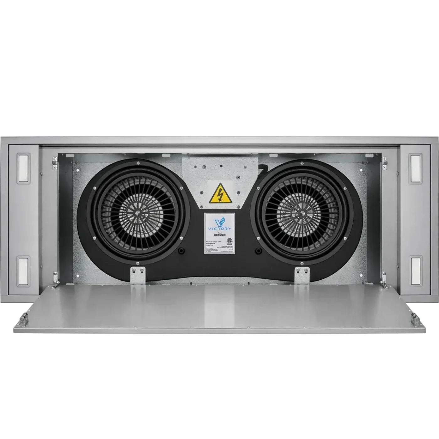 Victory Range 42 Inch 900 CFM Flush Ceiling Mount Range Hood in Stainless Steel - Horizon