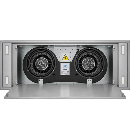 Victory Range 42 Inch 900 CFM Flush Ceiling Mount Range Hood in Stainless Steel - Horizon