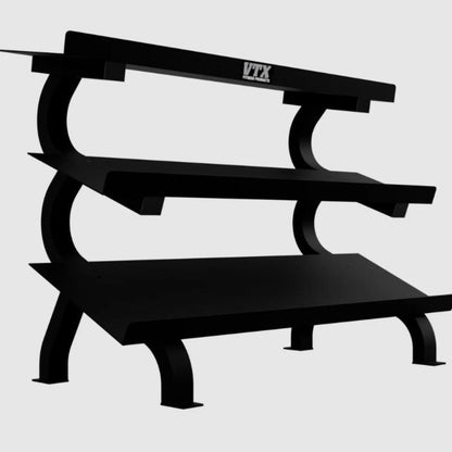 TROY VTX by Troy GTDR-3 Horizontal 3-Tier Shelf Rack - GTDR-3