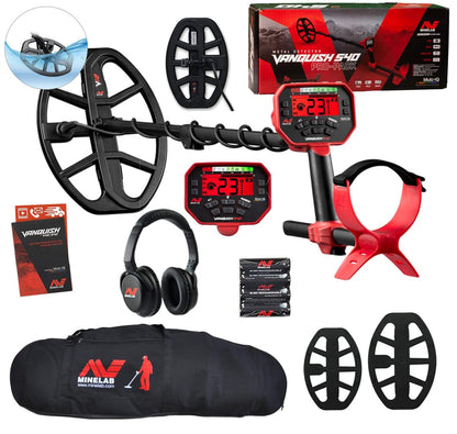 Minelab Vanquish 540 Pro-Pack Metal Detector with Minelab Carry Bag - 3820-0004-mfg-m02