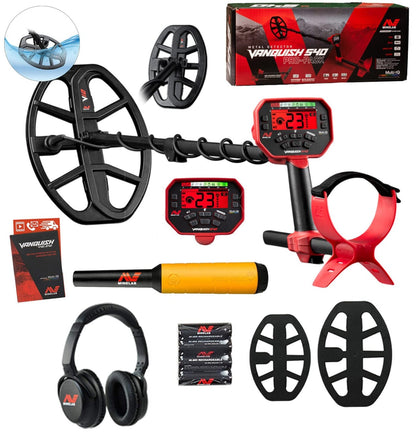 Minelab Vanquish 540 Pro-Pack, and Minelab Pro-Find 20 Pinpointer - 3820-0004-holiday-2020