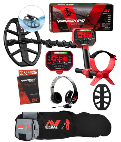 Minelab Vanquish 540 Metal Detector with Carry Bag and Pouch - 3820-0003-mfg-m05