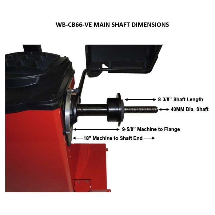 Tuxedo Wheel Balancer - WB-CB66-VE