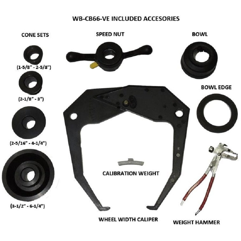 Tuxedo Wheel Balancer - WB-CB66-VE