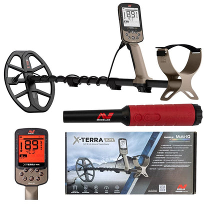 Minelab X-Terra Elite Metal Detector with FREE Pro-Find 40 Pointer - 3707-0002-PF40