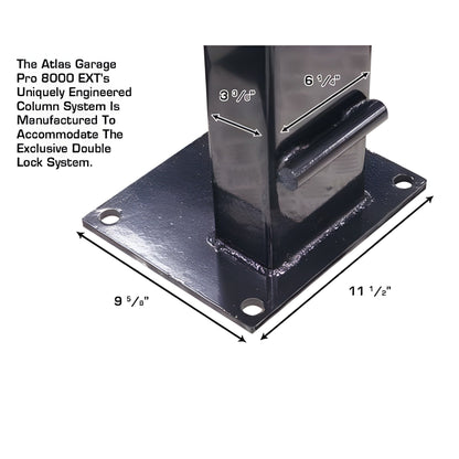 Atlas Garage PRO8000EXT 8,000 lb Extra Tall 4-Post Lift - ATEXH-PRO8000EXT-FPD