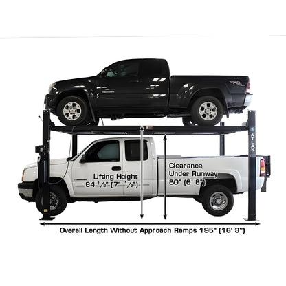Atlas Garage PRO8000EXT-L 8,000 lb Extra Tall/Extra Long 4-Post Lift - ATEXH-PRO8000EXT-L-FPD