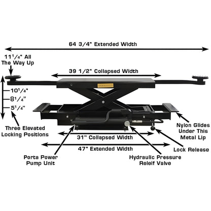 Atlas PRO9000 4 Post Lift + RJ35 Sliding Jacks Combo - ATEXH-PRO9-COMBO1-FPD