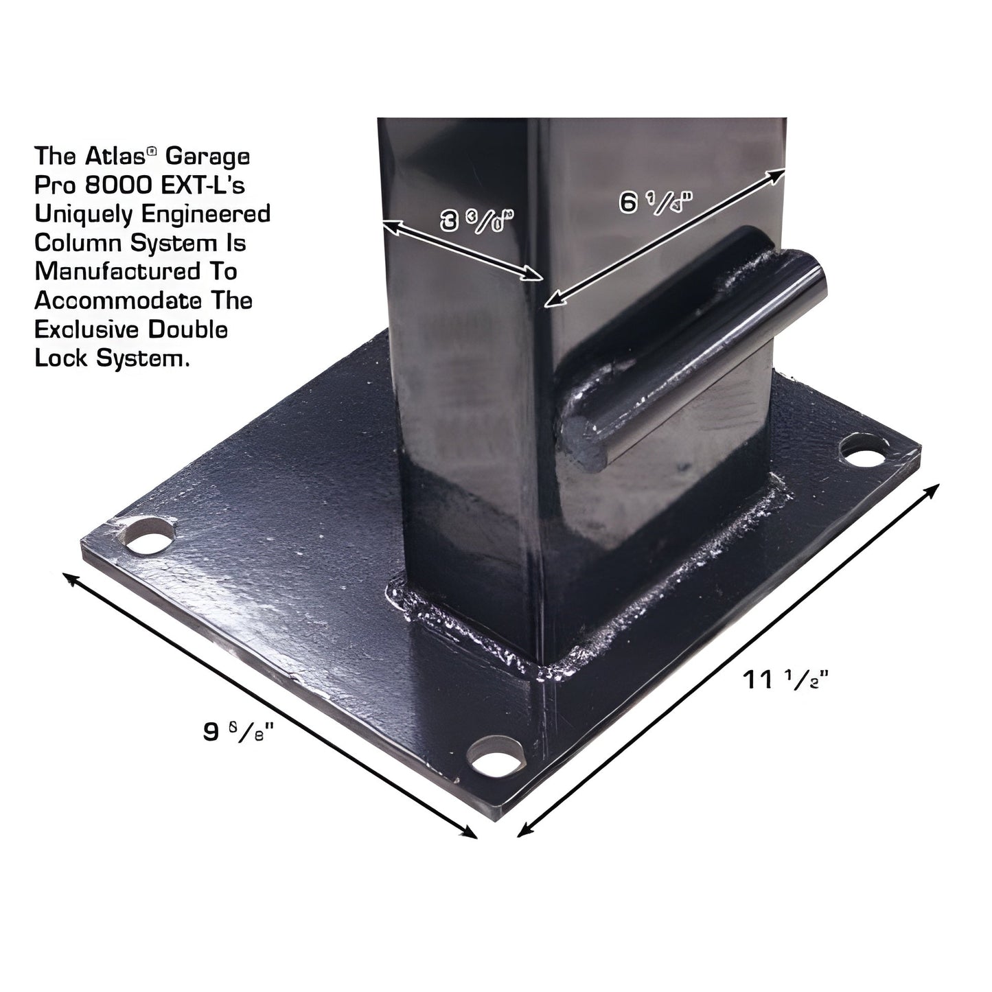 Atlas PRO8000EXT-L 4 Post Lift + RJ35 Sliding Jacks Combo - ATEXH-PRO8EXTL-COMBO-FPD