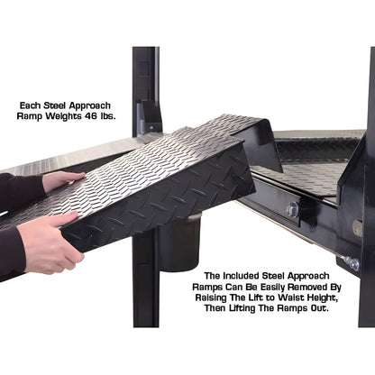 Atlas PRO8000 4 Post Lift + RJ35 Sliding Jacks Combo - ATEXH-PRO8-COMBO-FPD